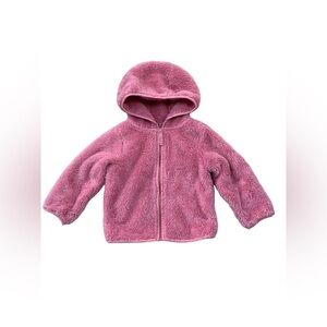 Primary Size 18-24 Months Teddy Fleece Jacket in Pink
